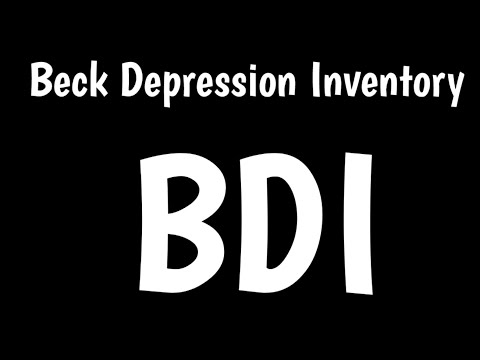 Beck Depression Inventory | BDI | How To Score &amp; Interpret BDI | Test For Depression |